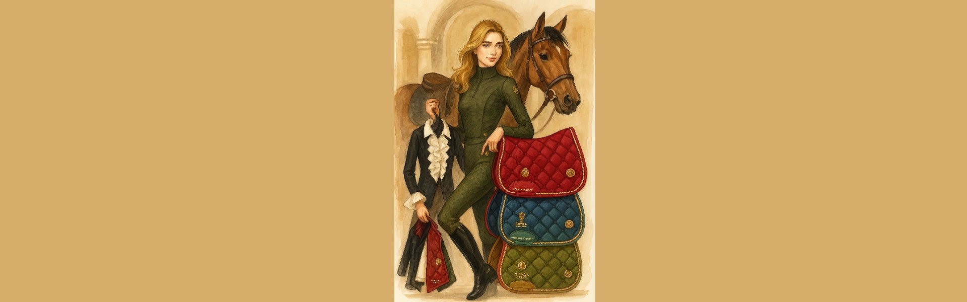 Tamponi da sella Royal Equestrian - Royal Equestrian