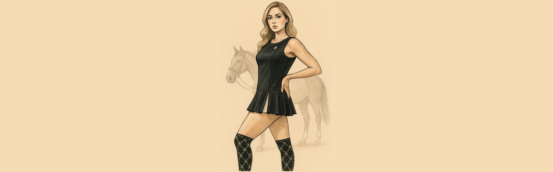 Athletic Dress - Royal Equestrian