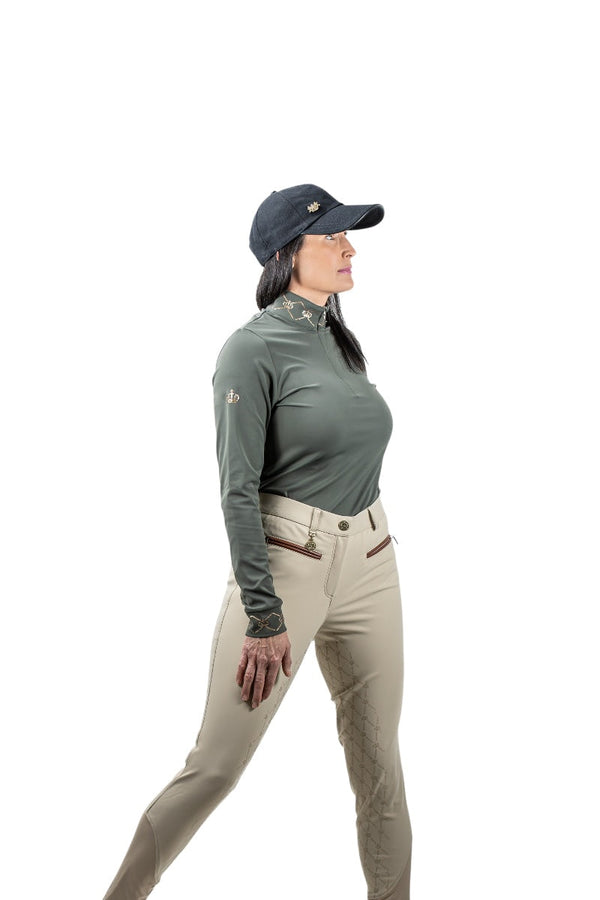 Royal Equestrian Cecile Full Seat Compression Breeches - Royal Equestrian