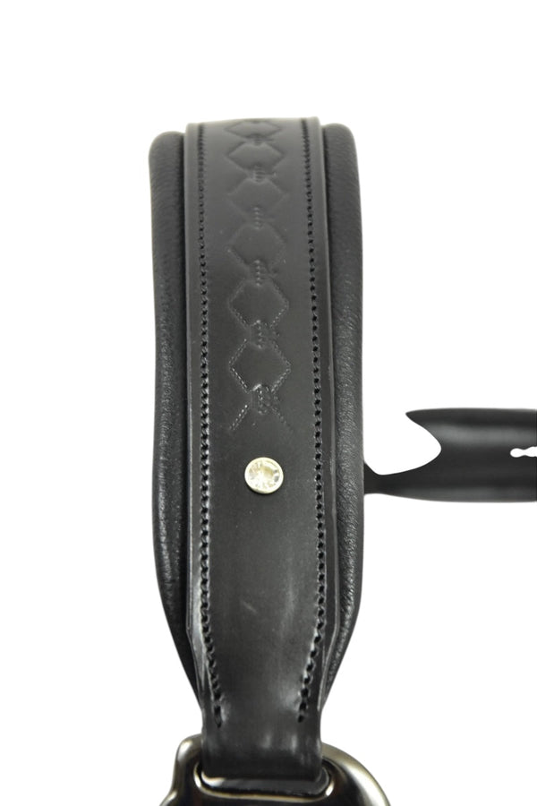 Royal Equestrian Pro Diamond Jog Leather Halter - Royal Equestrian