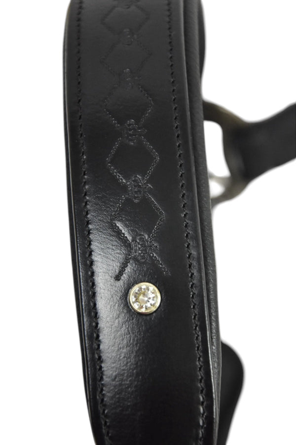 Royal Equestrian Pro Diamond Jog Leather Halter - Royal Equestrian