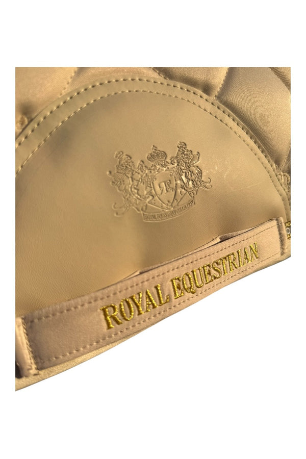 Royal Equestrian Jump Saddle Pad Crystal Champagne Full - Royal Equestrian