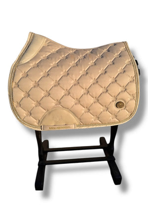 Royal Equestrian Jump Saddle Pad Crystal Champagne Full - Royal Equestrian