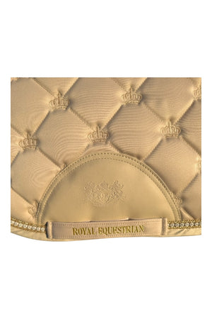 Royal Equestrian Jump Saddle Pad Crystal Champagne Full - Royal Equestrian