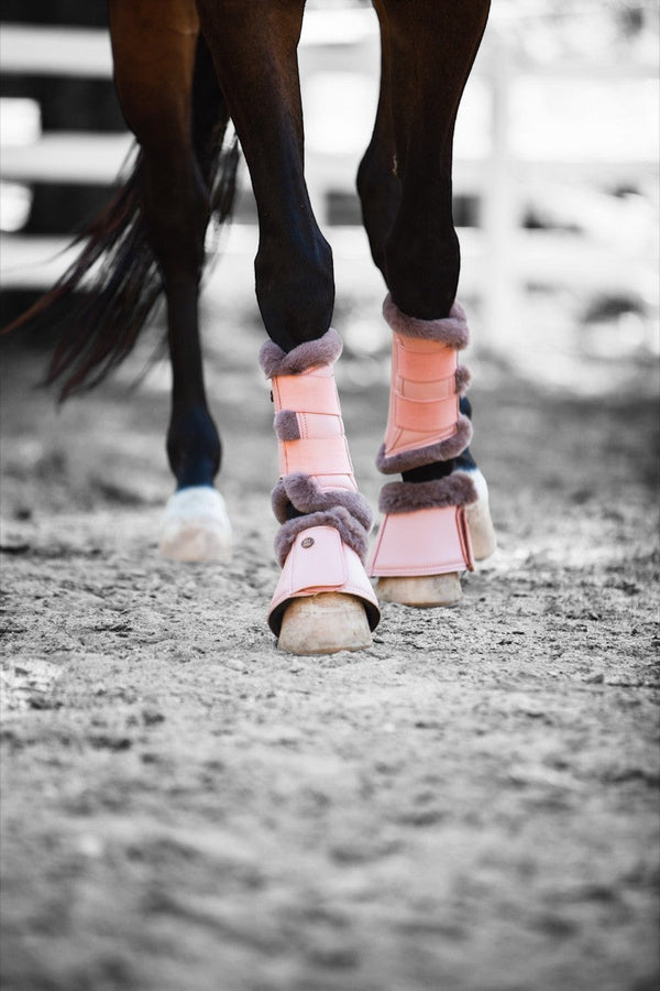 Royal Equestrian Lined Brushing Boots Pink - Royal Equestrian