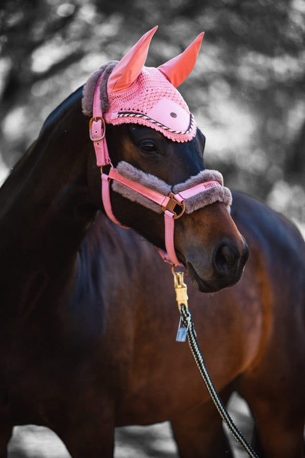 Royal Equestrian Premium Ear Bonnet Pink Full - Royal Equestrian