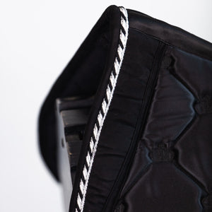 Royal Equestrian Jump Show Saddle Pad Black Silver Full - Royal Equestrian