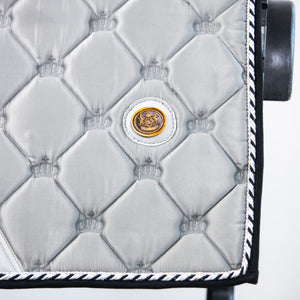 Royal Equestrian Dressage Saddle Pad Silver Full - Royal Equestrian