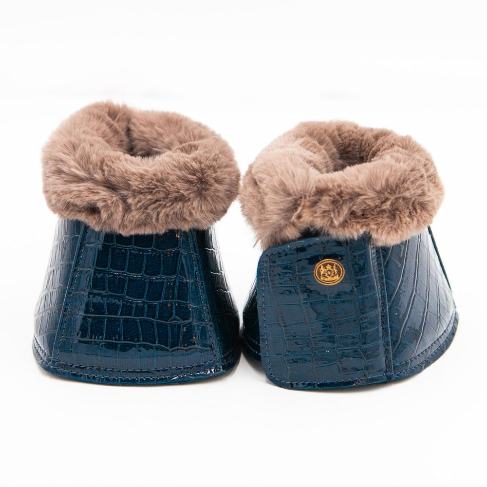 Royal Equestrian Premium Bell Boots Croco Navy - Royal Equestrian