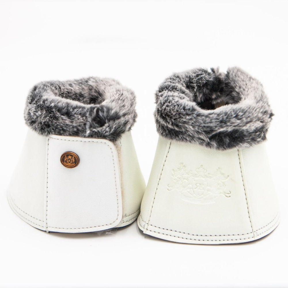 Royal Equestrian Premium Bell Boots Croco Chocolate horse tack