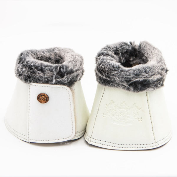 Royal Equestrian Premium Bell Boots Croco Chocolate horse tack
