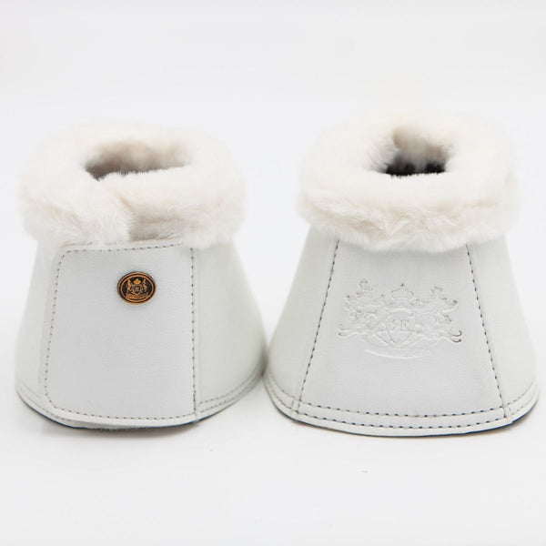 Royal Equestrian Premium Bell Boots White - Royal Equestrian