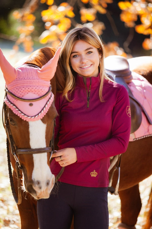 Royal Equestrian Jump Saddle Pad Pink Full - Royal Equestrian