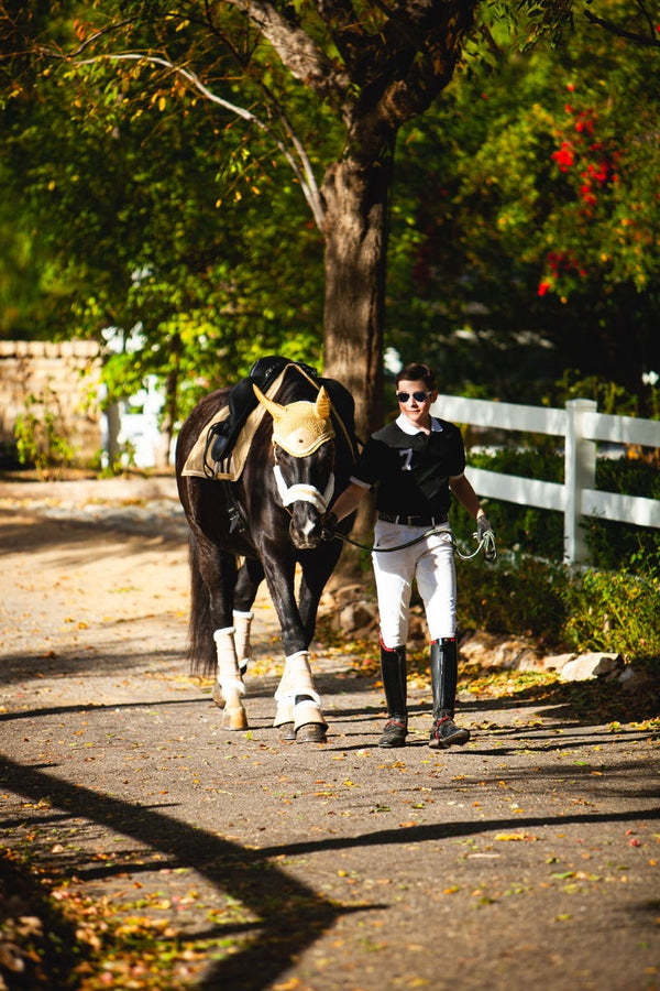 Royal Equestrian Lined Brushing Boots Champagne - Royal Equestrian
