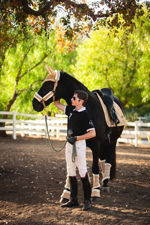 Royal Equestrian Lined Brushing Boots Champagne - Royal Equestrian
