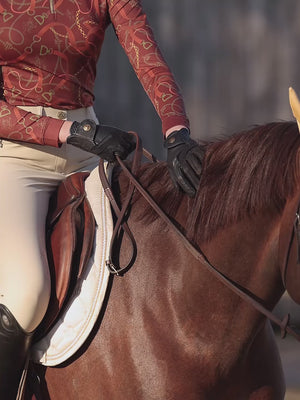 Guanti da equitazione in pelle Royal Equestrian