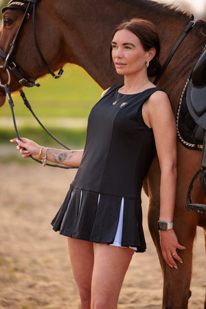 Royal Equestrian Athletic Dress Black and White - Royal Equestrian