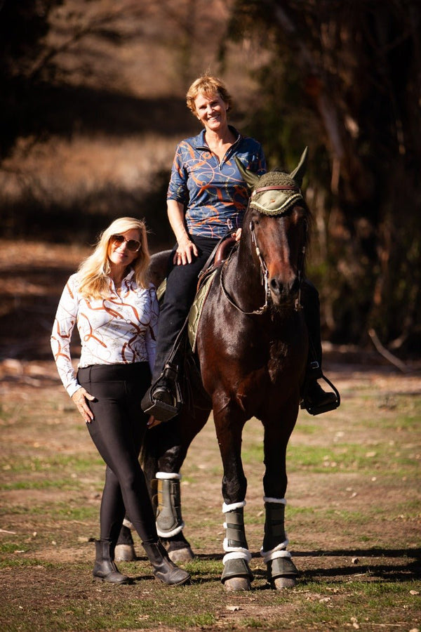 Royal Equestrian Basislaag Cavallo Le Pouvoir Sport Uv Bescherming Ruitertop Wit - Royal Equestrian