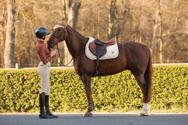 Royal Equestrian Cecile Compression Knee Breeches Beige - Royal Equestrian