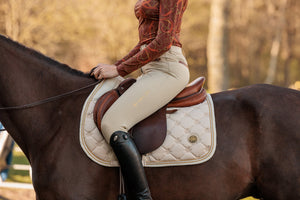 Royal Equestrian Cecile Compression Knee Breeches Beige - Royal Equestrian