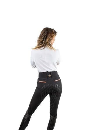 Royal Equestrian Cecile Full Seat High Waist Compression Breeches - Royal Equestrian