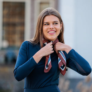 Royal Equestrian Echarpe Chevalle Navy - Royal Equestrian