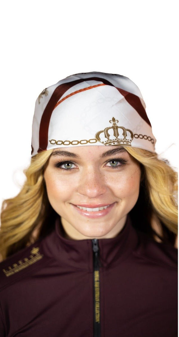 Royal Equestrian Foulard Chevalle Soie marine avec boîte - Royal Equestrian