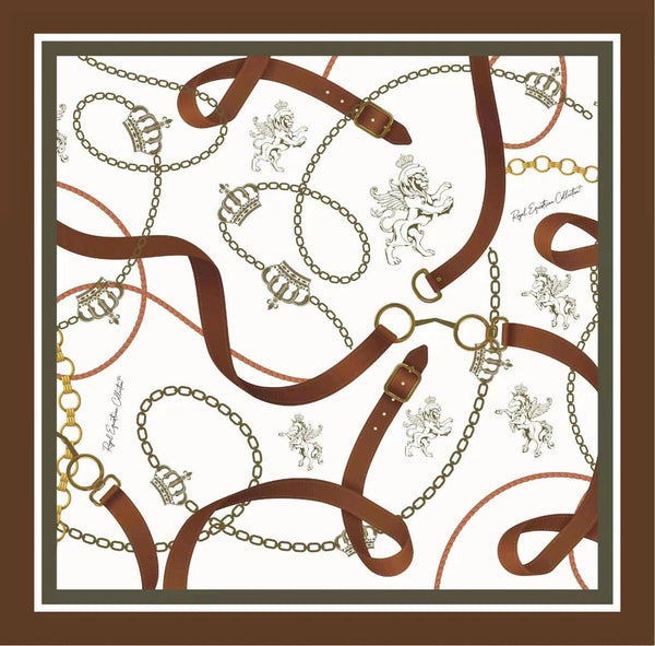 Royal Equestrian Sciarpa Chevalle Olive - Royal Equestrian