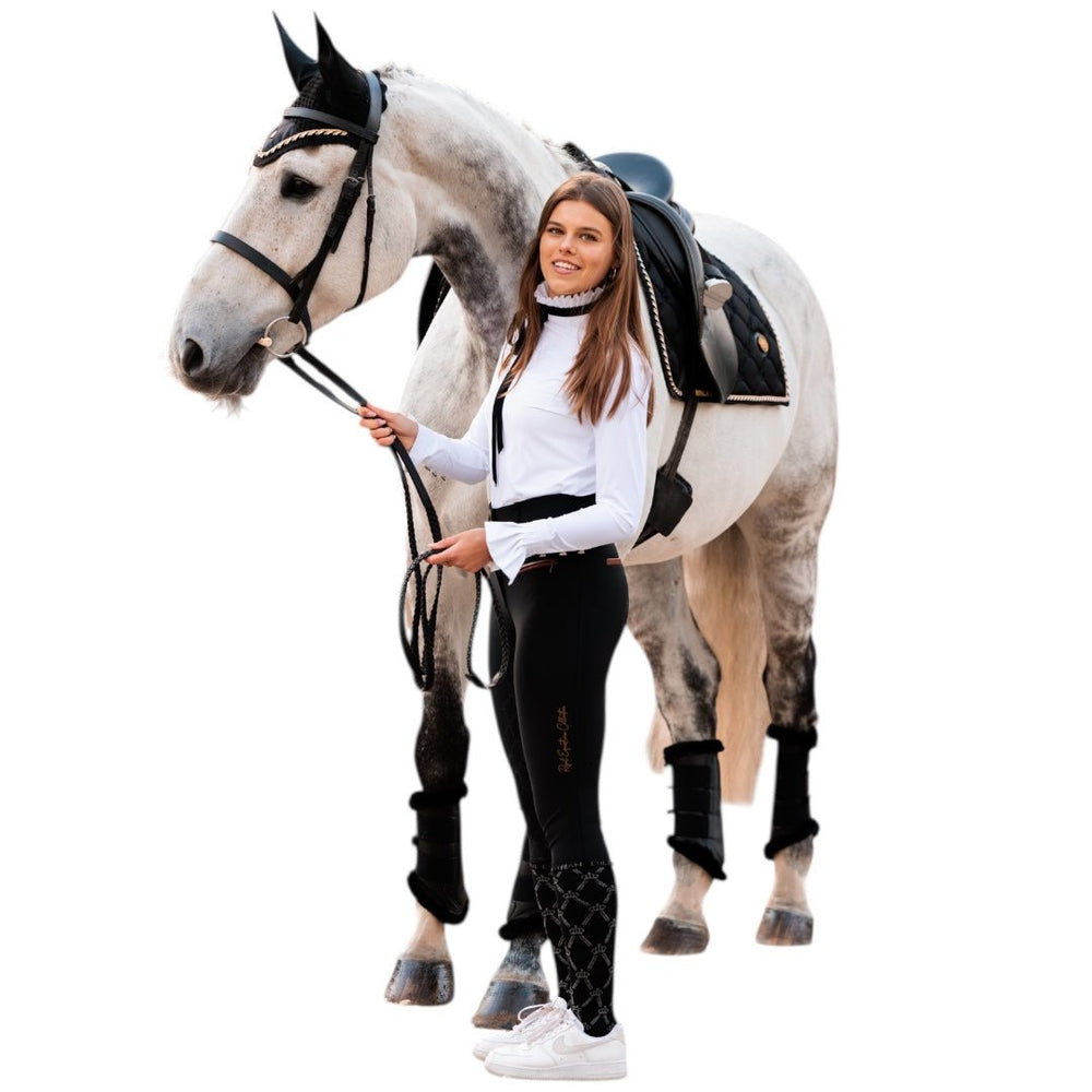 Royal Equestrian Couture Show Shirt With Ribbon - Royal Equestrian