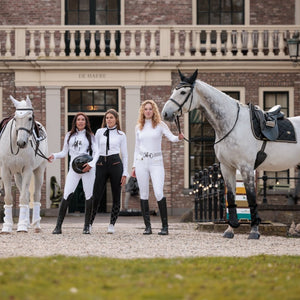 Royal Equestrian Couture Show Shirt With Ribbon - Royal Equestrian