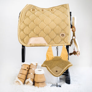 Royal Equestrian Cuscinetto per sella da dressage Crystal Champagne Full - Royal Equestrian