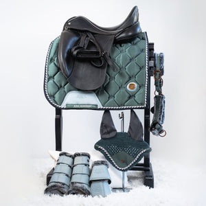 Royal Equestrian Dressurschabracke Marine Blau Voll - Royal Equestrian