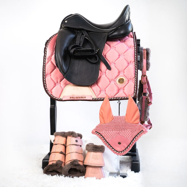 Royal Equestrian Dressage Saddle Pad Pink Full - Royal Equestrian