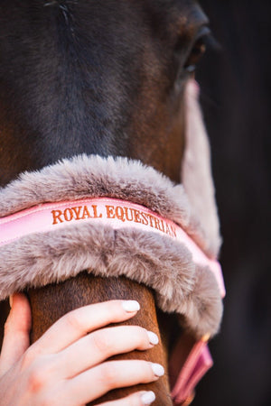 Royal Equestrian Fur Halter Pink Full - Royal Equestrian