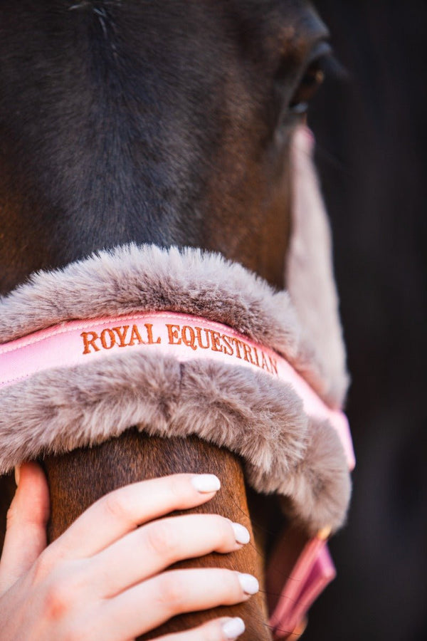 Royal Equestrian Fur Halter Pink Full - Royal Equestrian