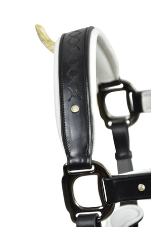 Royal Equestrian Pro Diamond Jog Leather Halter - Royal Equestrian