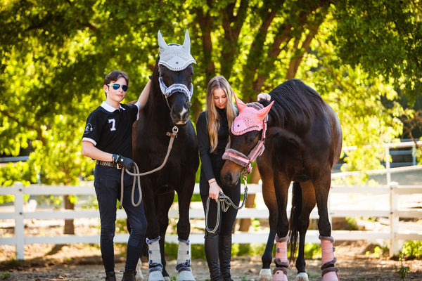 Royal Equestrian Fur Halter Pink Full - Royal Equestrian