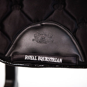 Royal Equestrian Salto Show Sella Pad Nero Cristallo Completo - Royal Equestrian