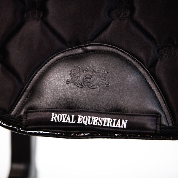 Royal Equestrian Salto Show Sella Pad Nero Cristallo Completo - Royal Equestrian
