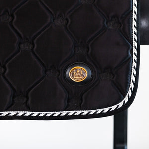 Royal Equestrian Salto Show Sella Pad Nero Argento Completo - Royal Equestrian