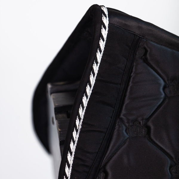 Royal Equestrian Salto Show Sella Pad Nero Argento Completo - Royal Equestrian