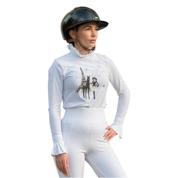 Royal Equestrian Knee Grip Riding Tights White - Royal Equestrian