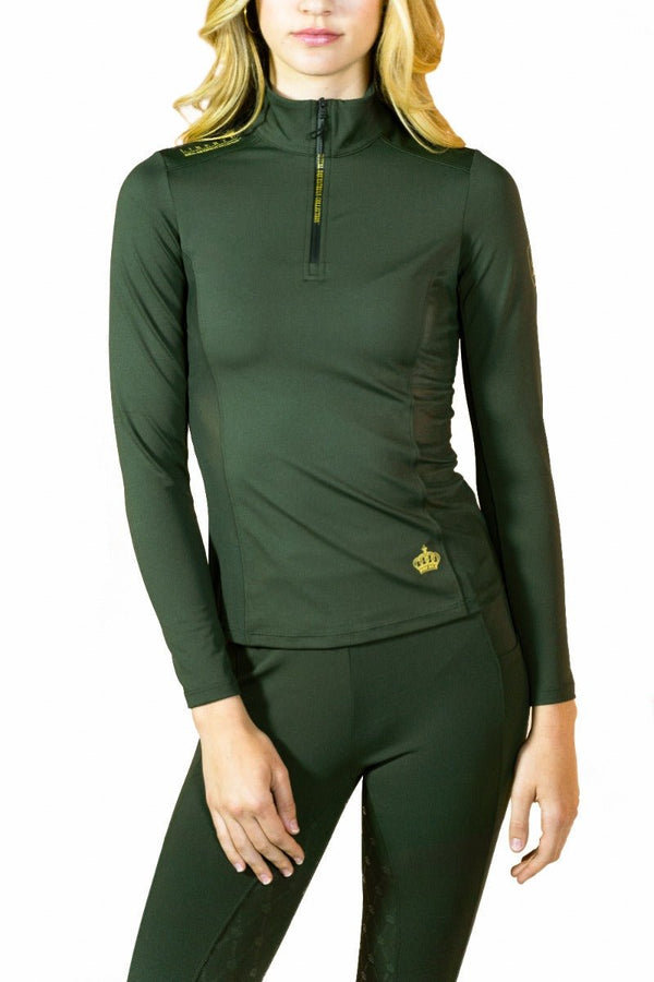 Royal Equestrian Liberte Base Layer Olive - Royal Equestrian