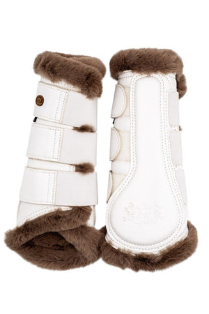 Royal Equestrian Lined Brushing Boots White - Royal Equestrian