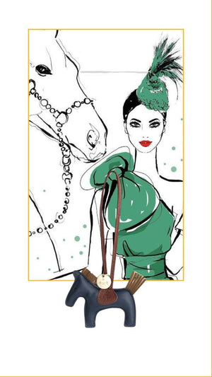 Charm a forma di cavallo della Marina Militare di Royal Equestrian - Royal Equestrian