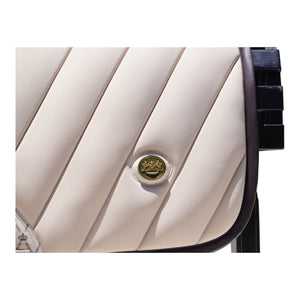 Royal Equestrian Regalia di Roma Jump Saddle Pad Sand Full - Royal Equestrian
