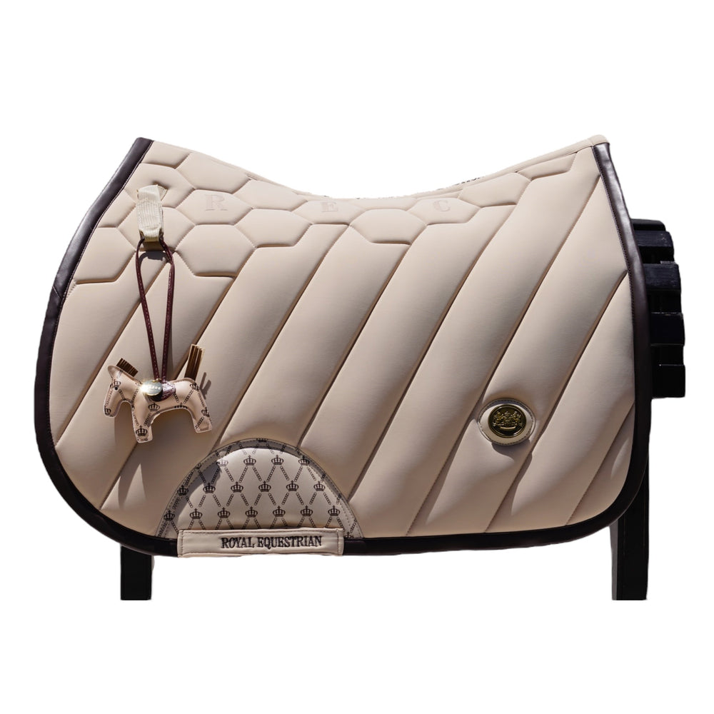 Royal Equestrian Regalia di Roma Jump Schabracke Sand Full - Royal Equestrian