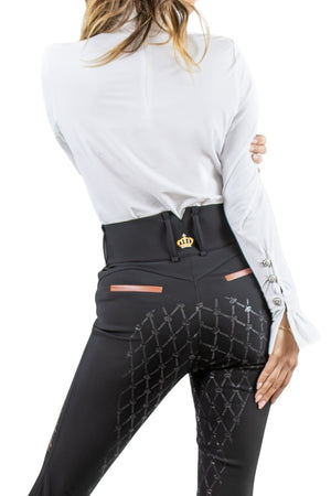 Royal Equestrian Cecile Full Seat High Waist Compression Breeches - Royal Equestrian