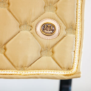 Royal Equestrian Dressage Saddle Pad Crystal Champagne Full - Royal Equestrian