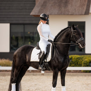 Royal Equestrian Show Shirt with Lace - Royal Equestrian